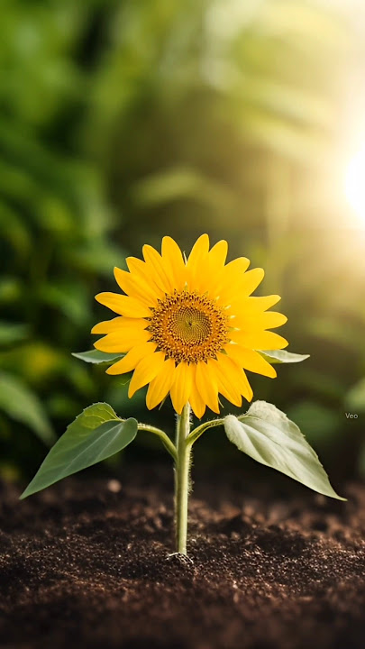 15 Hari Jadi Bunga Matahari Cantik 🌻✨       #TumbuhDalamDetik #NatureTimelapse