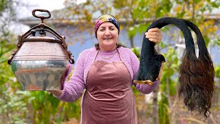 Juicy Beef Tail Cooked in an Afghan Cauldron: The Healthiest Dish in the World!