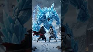 🥶Ice Giant Monster ☠️Attacks Dracula And the Brave Kid #viral short video#😱✨