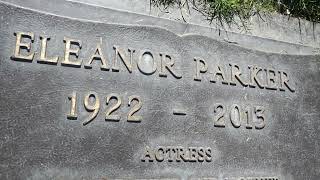 Actress Eleanor Parker Grave Forest Lawn Hollywood Hills Los Angeles California USA November 3, 2022