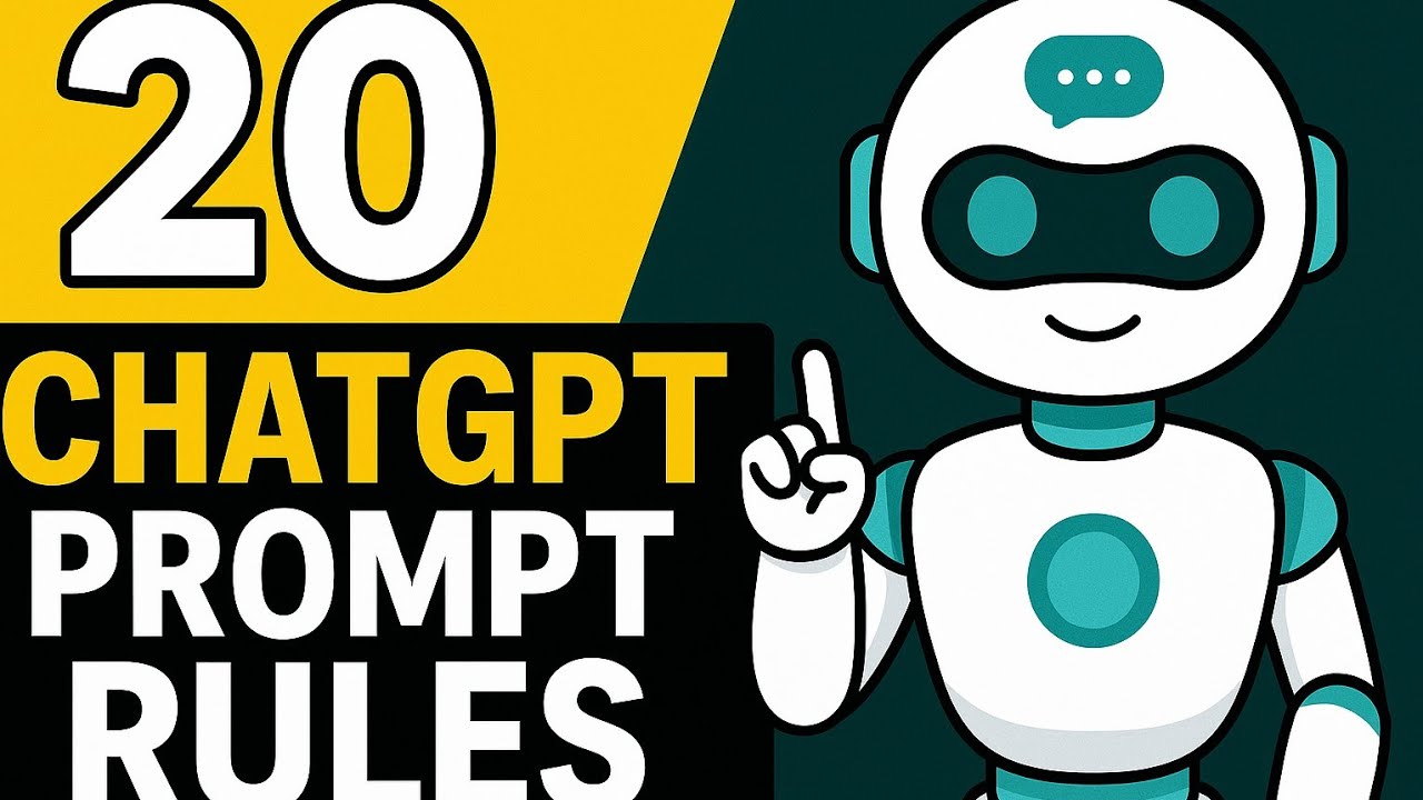 20 ChatGPT Prompt Rules You MUST Know | Boost AI Results Instantly ...