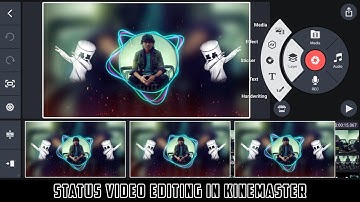 Kinemaster Tutorial - Trending Audio Spectrum Attitude WhatsApp Status Video Editing in KineMaster