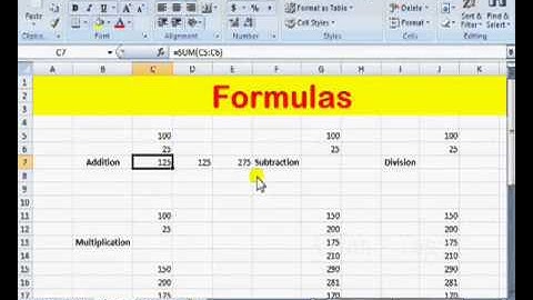 MS Excel 2007 in Hindi Average,Max,Sum,Multiplication,Subtraction) Part 5