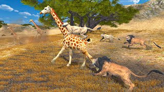 Wild Lion Family Simulator screenshot 5