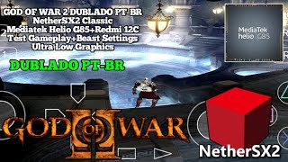 GOD OF WAR 2 DUBLADO PT-BR (8GB) NetherSX2 Classic | Mediatek Helio G85 - Test Gameplay