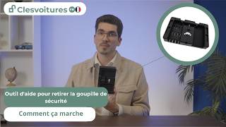 Retirer la goupille de sécurité étape par étape à l'aide des outils appropriés
