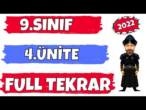 9. SINIF TARİH 4. ÜNİTE FULL TEKRAR - İLK VE ORTA ÇAĞLARDA TÜRK DÜNYASI