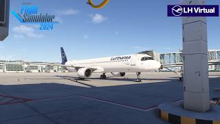 [FR] Lufthansa Virtuel ( Munich-Hambourg ) EDDM-EDDH [ Fslabs A21N ] MSFS 2024