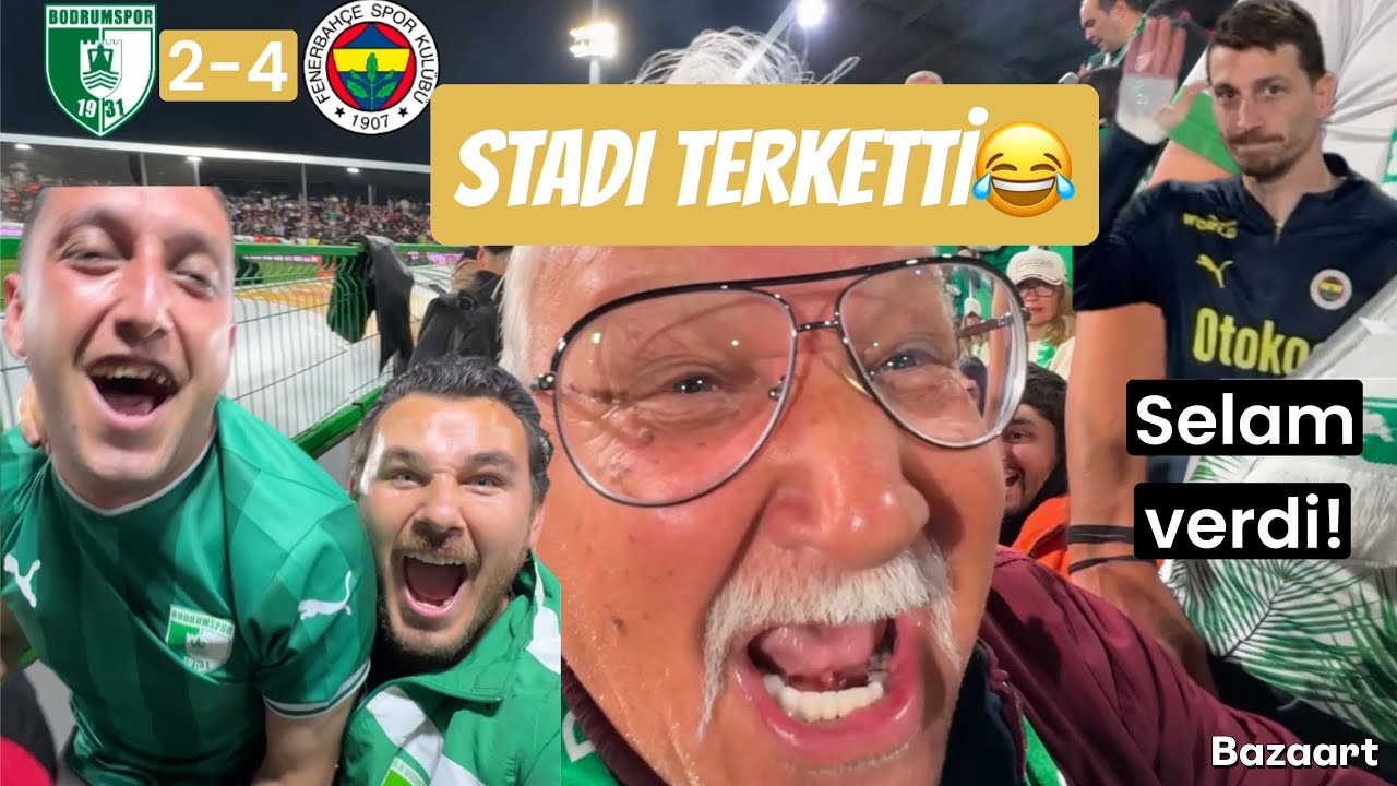 MÜMTAZREİS İLK YARI STADI TERK ETTİ😂 BODRUMSPOR 2-4 FENERBAHÇE #fenerbahçe