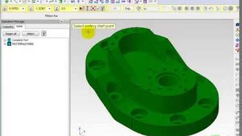 TFM Mastercam Feature Based Machining - Automated Drilling