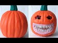 I made the scariest halloween pumpkin you've ever seen !!!