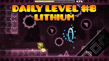 Geometry Dash [2.1] - Daily level #8 - Lithium by SirHadoken