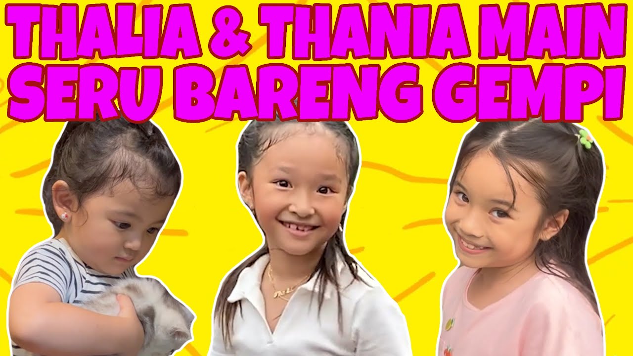 Thalia dan Thania Main Engklek Bareng Gempita Hingga Lupa Waktu! Intip Keseruannya di Sini!