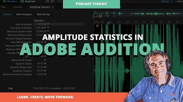 How To Use Amplitude Statistics in Adobe Audition