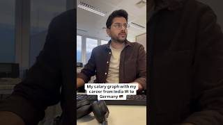 My Career Graph With Salaries (India 🇮🇳 To Germany 🇩🇪) #ytshorts #shortsyoutube #salary