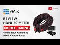 REVIEW HDMI 30 Meter Model Jaring Untuk Input Kamera ke HDMI Capture Ezcap [Murah Berkualitas]