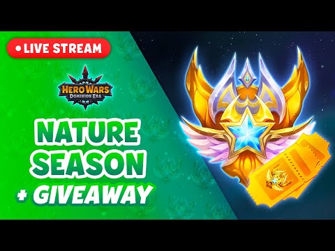 Nature Season and Golden Tickets Giveaway LIVE STREAM! | Hero Wars