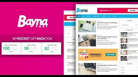 Bayna Fast - Responsive and Premium Blogger Template Free Download