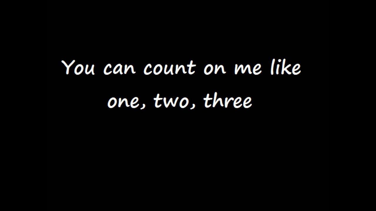 Count on - Bruno Mars - Lyrics - YouTube
