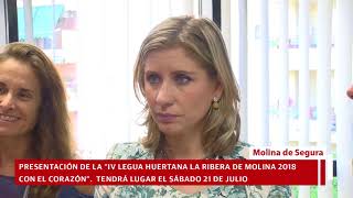 Presentación de la IV Legua Huertana La Ribera de Molina 2018 Con el Corazón