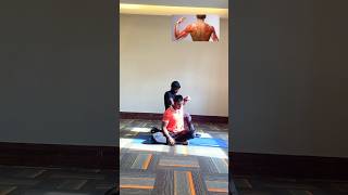 🔥Partner  shoulder stretch for mobility &amp; flexibility 🔥#viral #painrehabb #shortsfeed #mobility