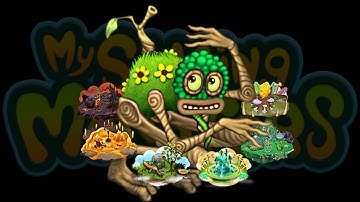 Shrubb - All Islands (Sounds and Animations) My Singing Monsters