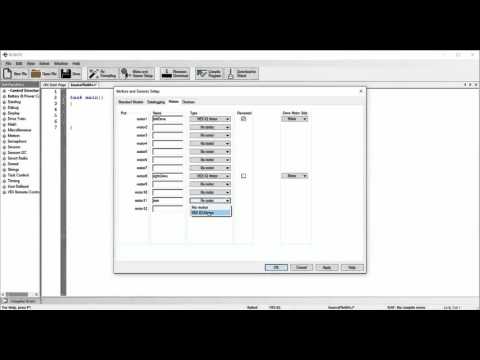 Motors and Sensor Setup