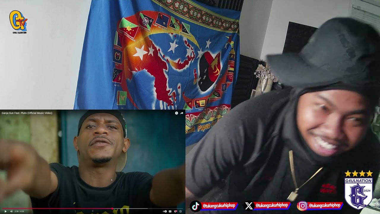 GunZ Reacts to Ganja Gun Feat  Pluto Official Music Video