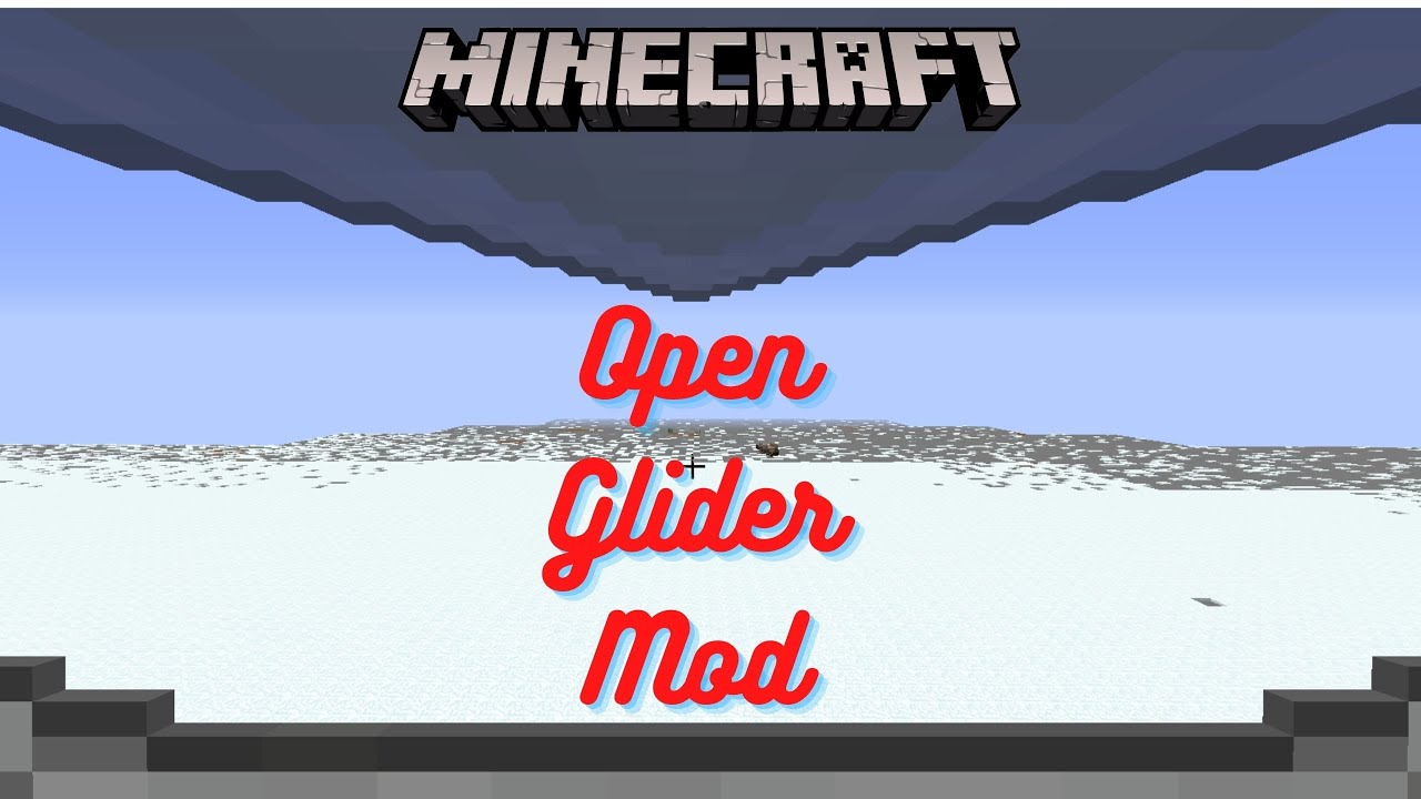 เครื่องร่อนในมายคราฟ Open Glider Mod Minecraft Mod ไม่เชิงรีวิว