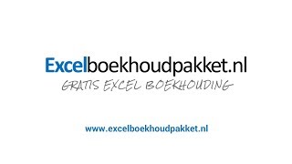 Gratis Excel Boekhouding Voor Zzpers, Startende Ondernemers En Freelancers