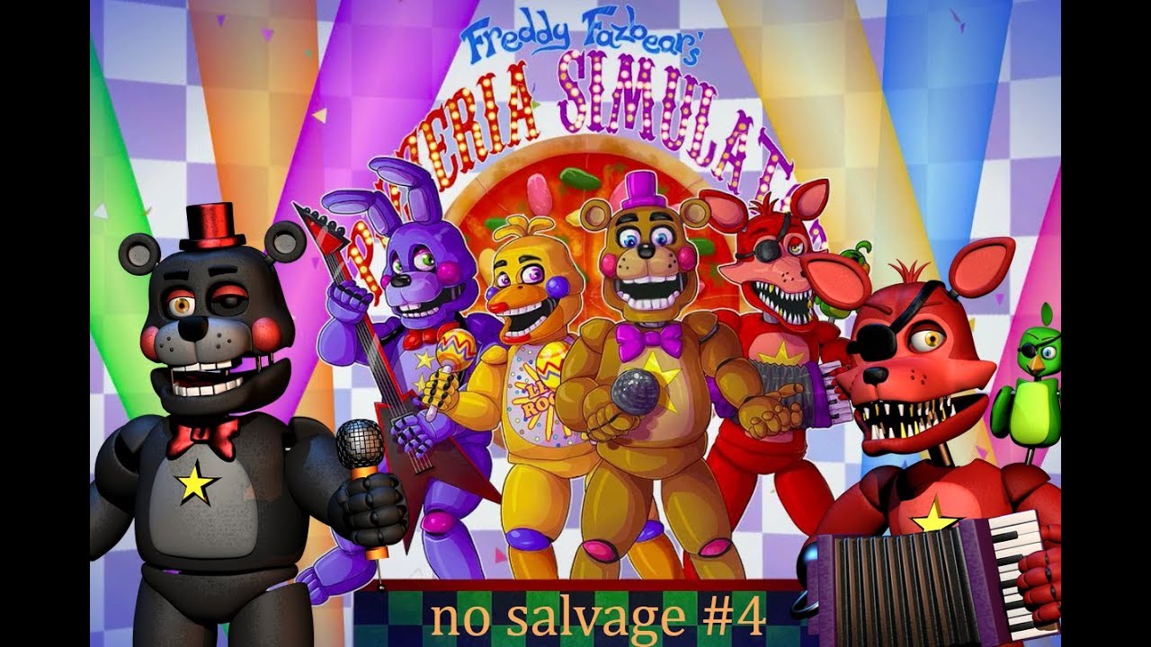 freddy fazbear pizzeria simulator salvage at the table