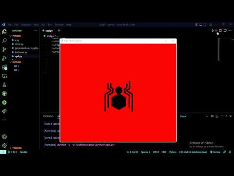 spider Man 🕷️🕸️ python programming