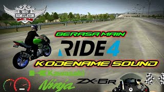 KODENAME SOUND KAWASAKI NINJA ZX6R Blayer || berasa main RIDE 4 di Bussid ||BUSSID v3.6.1