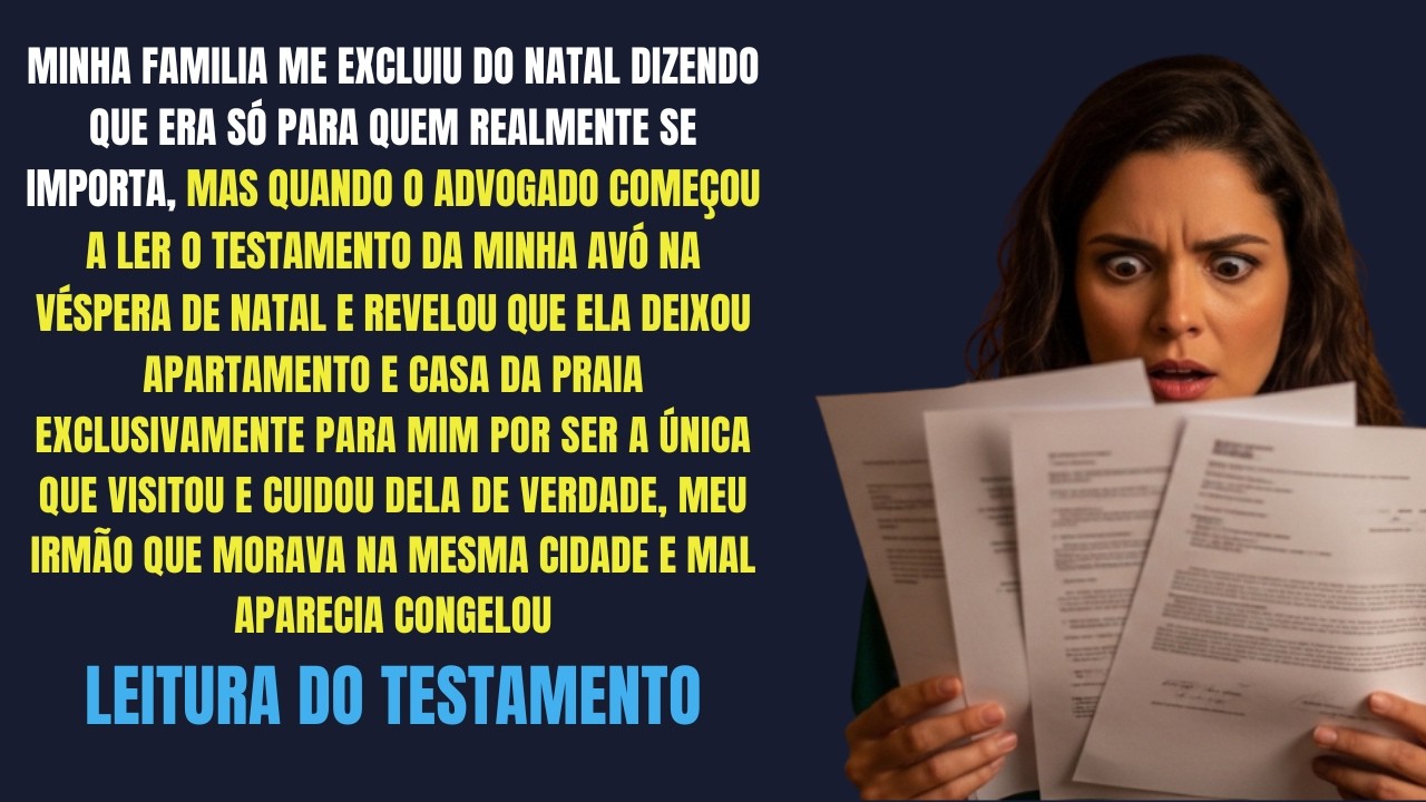 Minha Família Me Cortou Do Natal — Até A Leitura Do Documento Começar