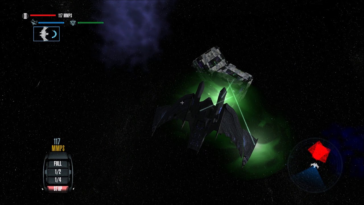 star trek scimitar vs borg cube