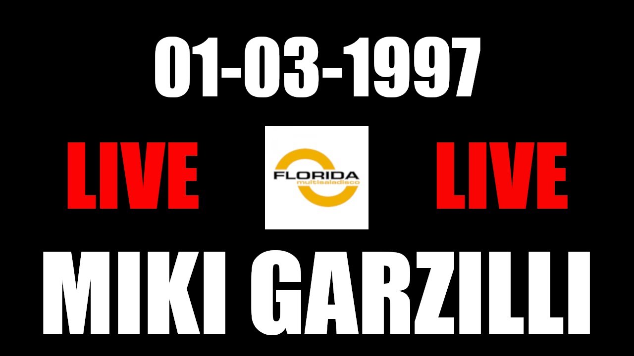 MIKI GARZILLI  01/03/1997 DIRETTA PROGRESSIVE @ Florida