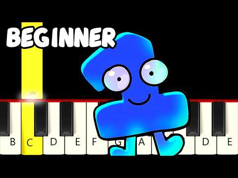 BFDI: TPOT 25 - Intro - Fast and Slow (Easy) Piano Tutorial (Melody only) - Beginner