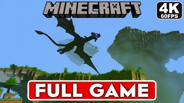 Minecraft, Gameplay Walkthrough Longplay FULL GAME 100% [4K 60FPS ULTRA PC] No Commentary Game Movie