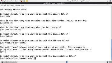 Configure VMware tools in VMware workstation 8 for RHEL, CentOS, Fedora, Debian & Ubuntu