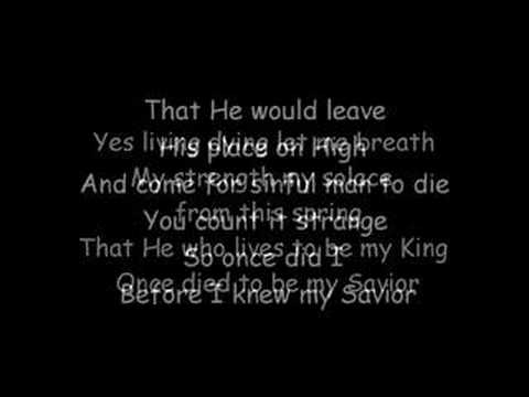 My Savior My God (with lyrics)