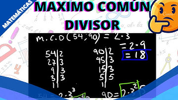 👉 MAXIMO COMÚN DIVISOR - Método FACIL Y RAPIDO PARA PRINCIPIANTES ✅