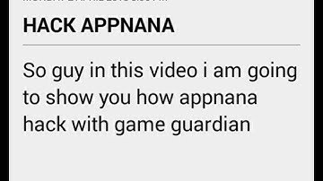 HOW TO HACK APPNANA (ROOT)//By Techno Gift