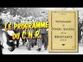 Histoire  15 mars 1944  le programme du cnr