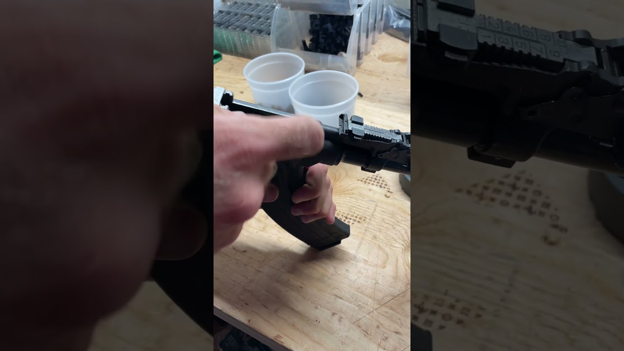 SKS-AK magazine conversion demonstration-service available soon! www.hushholsters.com