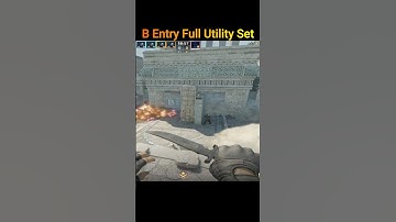 B-Site Entry Utility Set from a Single Position on Ancient #cs2 #smoke #flash #ancient #shorts