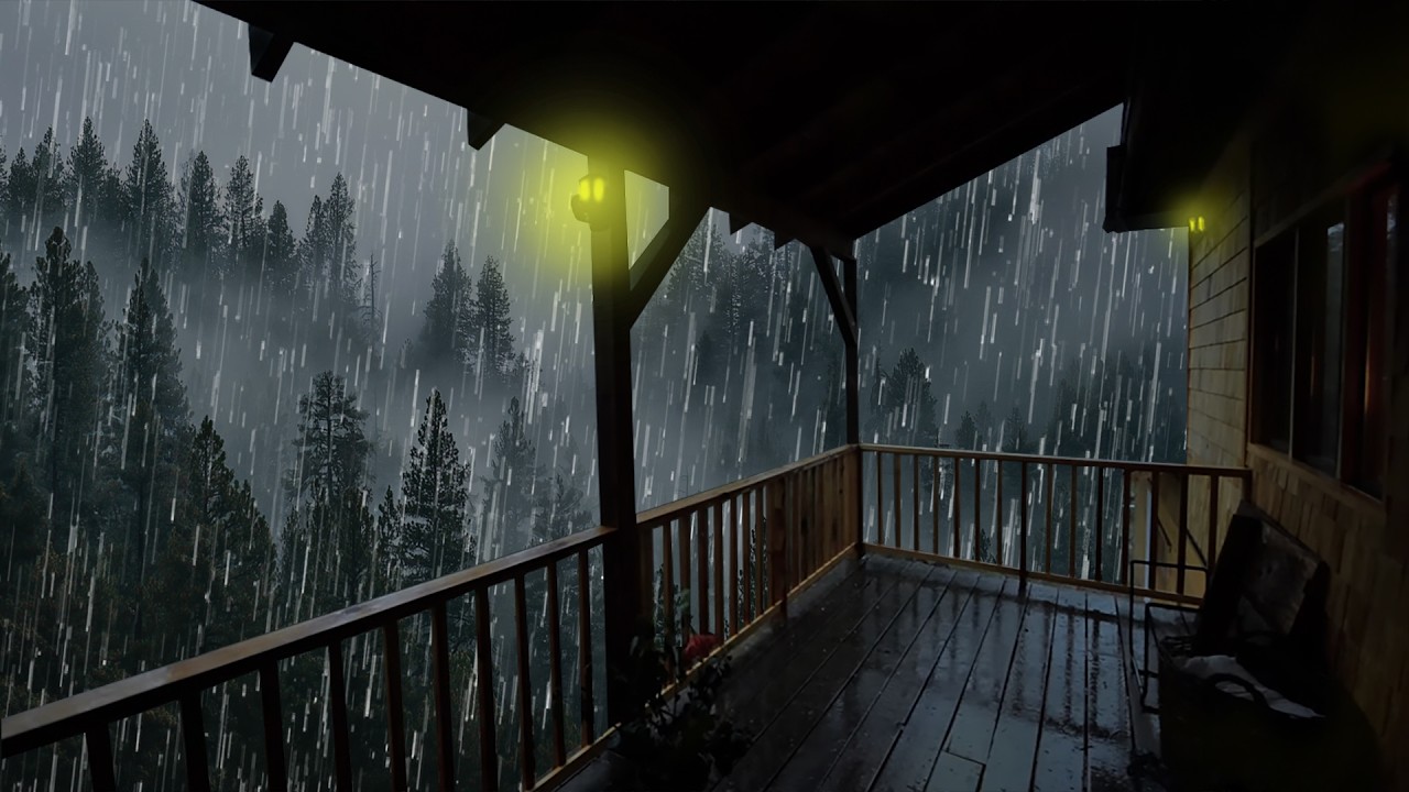 Lluvia Relajante Para Dormir - Sonido de Lluvia y Truenos - Rain Sound ...