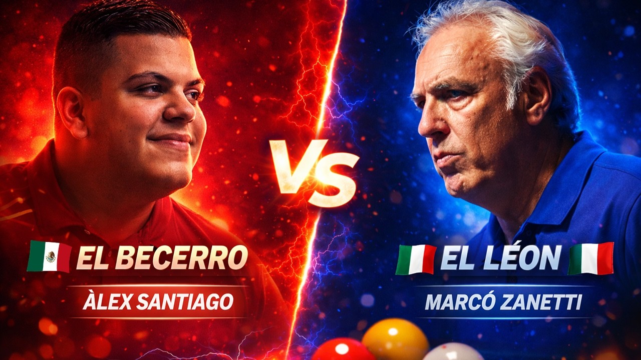 🔥EL FUTURO DEL BILLAR EN MÉXICO🔥ALEX SANTIAGO VS MARCO ZANETTI - YouTube