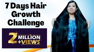 7 Days Hair Growth Challenge | Long, Shiny, Healthy Hair | Stop Hairfall | Vibhati Creation