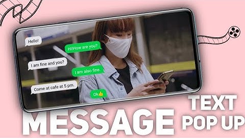 Message Text Pop up effect in kinemaster | kinemaster Editing | Kinemaster Tutorial.