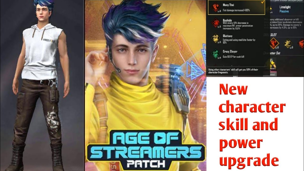 New character skill and power upgrade - YouTube